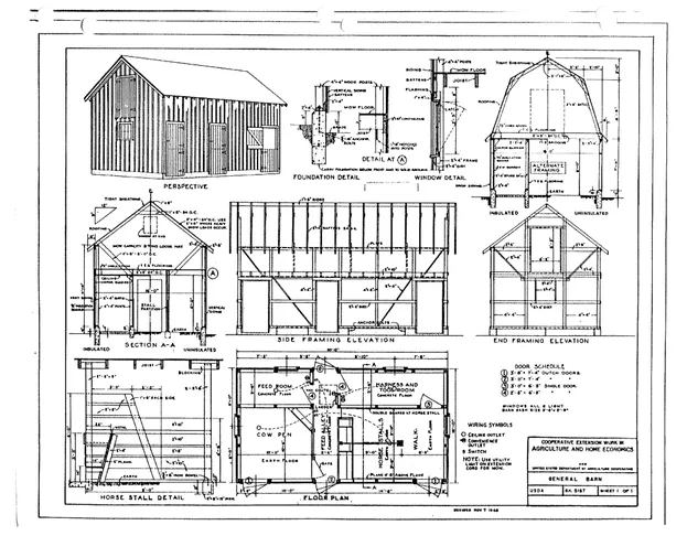 Oregon Pole Barn Requirements: When Are Engineered Plans Required? pole barn blue print